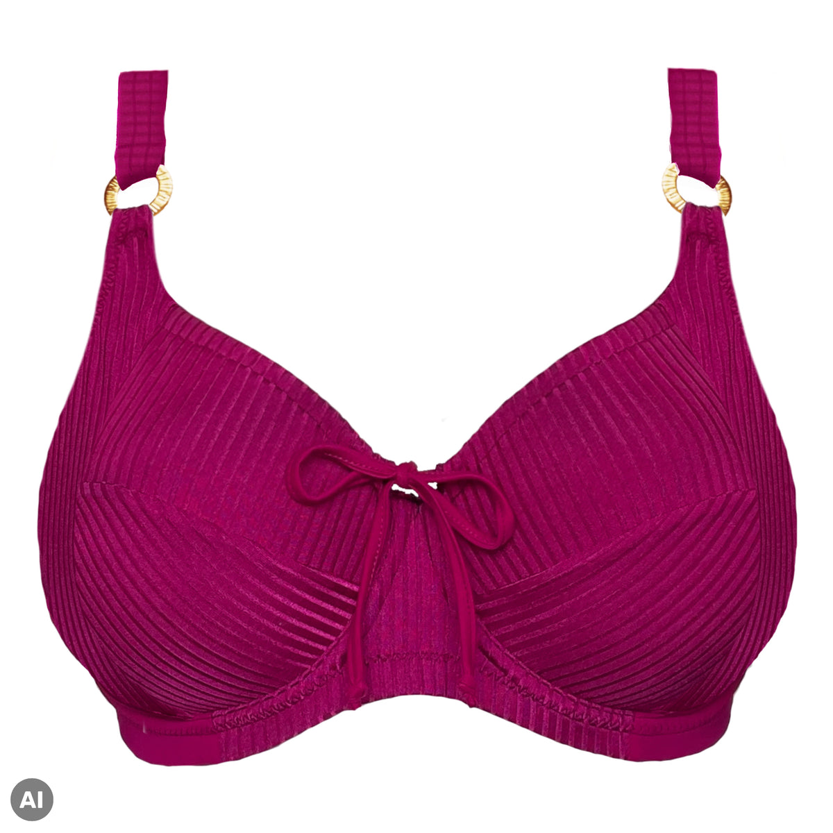 Hibiscus Elegant Fullcup Bikini Top
